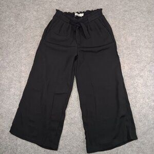 Harmony Havoc Pants‎ Black Elastic Drawstring Waist Wide Leg Womens Size 3